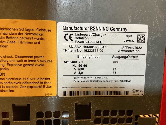 Belatron - 24v 35a - battery chargers - 2022 - afbeelding 2 van  2
