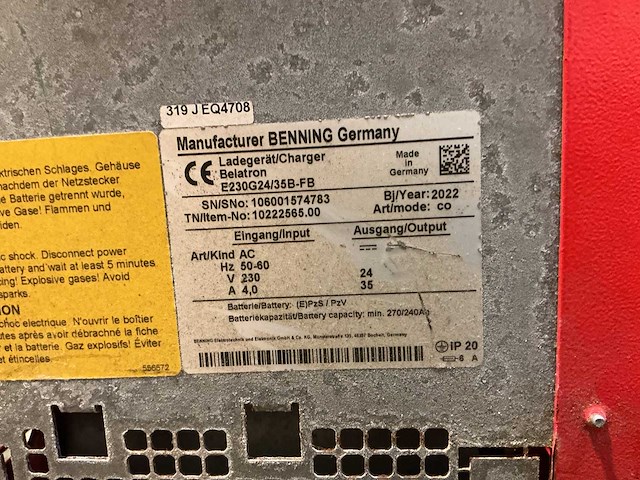 Belatron - 24v 35a - battery chargers - 2022 - afbeelding 1 van  1