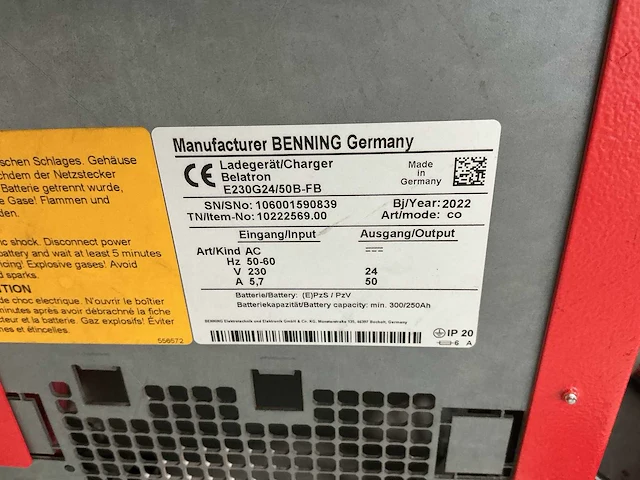 Belatron - 24v 50a - battery chargers - 2022 - afbeelding 2 van  2