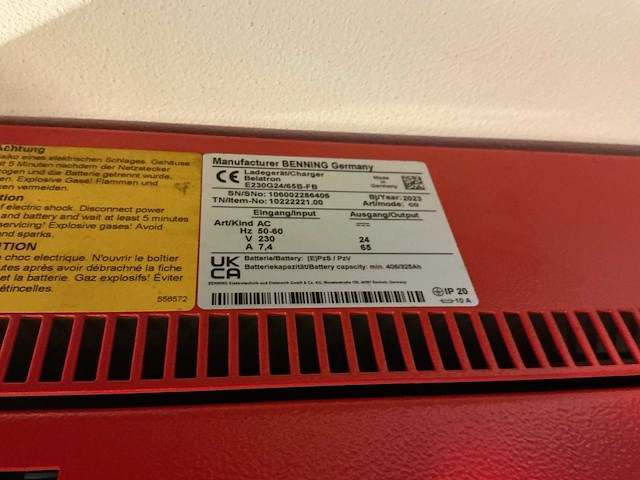 Belatron - 24v 65a - battery chargers - 2023 - afbeelding 2 van  2