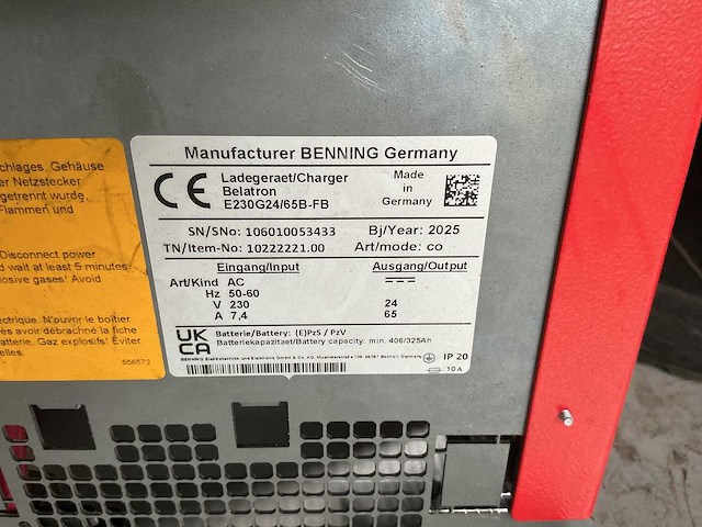 Belatron - 24v 65a - battery chargers - 2025 - afbeelding 2 van  2