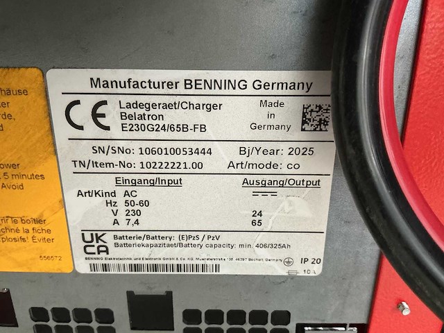 Belatron - 24v 65a - battery chargers - 2025 - afbeelding 2 van  2