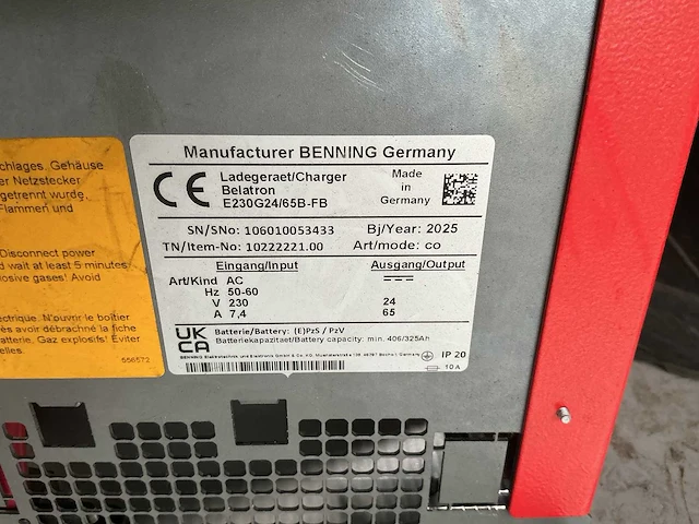 Belatron - 24v 65a - battery chargers - 2025 - afbeelding 2 van  2