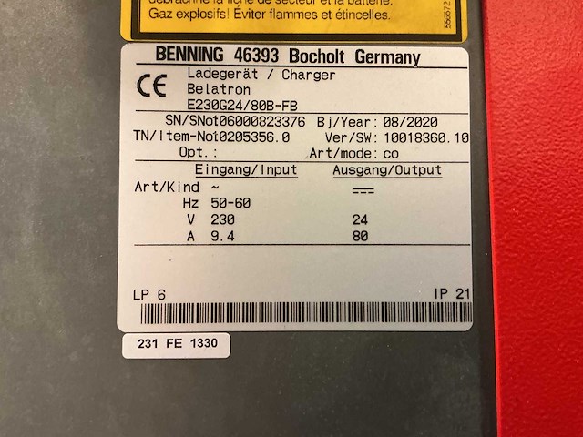 Belatron - 24v 80a - battery chargers - 2020 - afbeelding 2 van  2