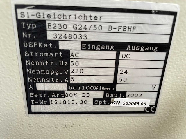 Belatron - e230 g24/50 b-fbhf - acculader belatron - afbeelding 2 van  4