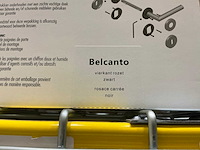 Belcanto vierkant rozet deurbeslag (16x) - afbeelding 3 van  3