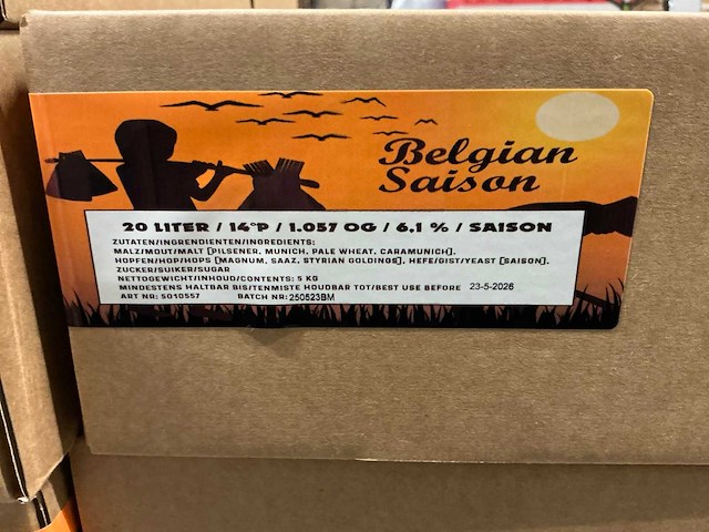Belgian seison do it self beerkit (32x) - afbeelding 1 van  6
