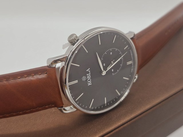 Belgisch juweliershorloge - sharkmesh milanese model - afbeelding 2 van  8