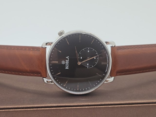 Belgisch juweliershorloge - sharkmesh milanese model - afbeelding 3 van  8