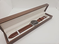 Belgisch juweliershorloge - sharkmesh milanese model - afbeelding 4 van  8