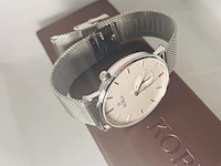 Belgisch juweliershorloge - sharkmesh milanese model - afbeelding 3 van  5
