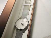 Belgisch juweliershorloge - sharkmesh milanese model - afbeelding 4 van  5