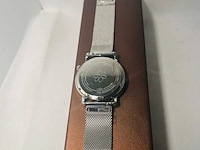 Belgisch juweliershorloge - sharkmesh milanese model - afbeelding 5 van  5