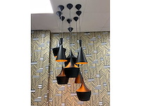 Beliani carson - 9-delige - aluminium design hanglamp - afbeelding 3 van  10