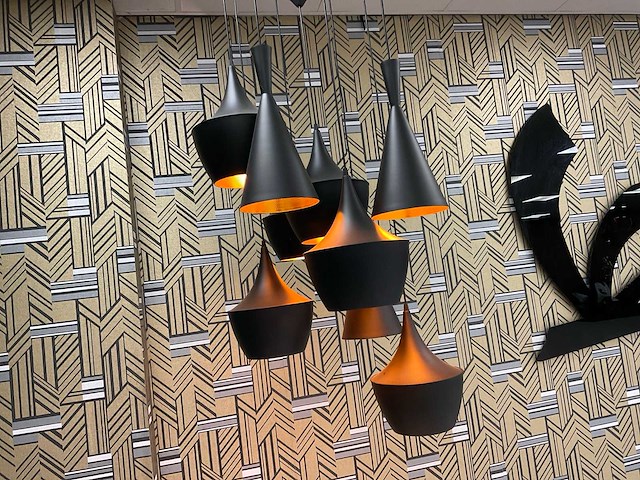 Beliani carson - 9-delige - aluminium design hanglamp - afbeelding 7 van  10