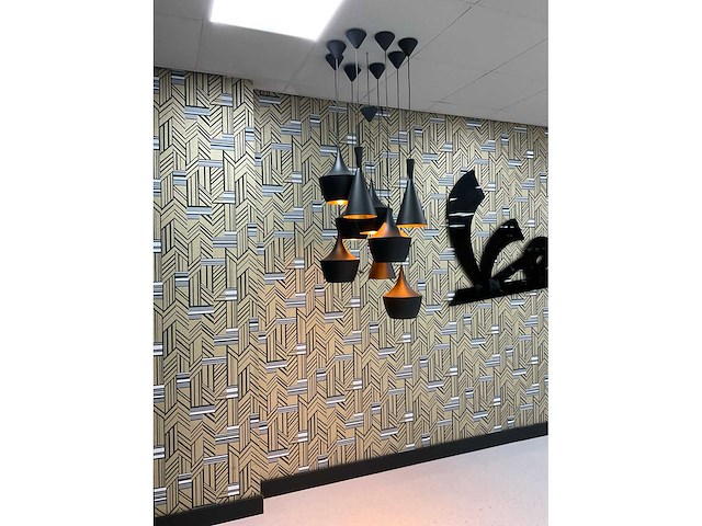 Beliani carson - 9-delige - aluminium design hanglamp - afbeelding 9 van  10