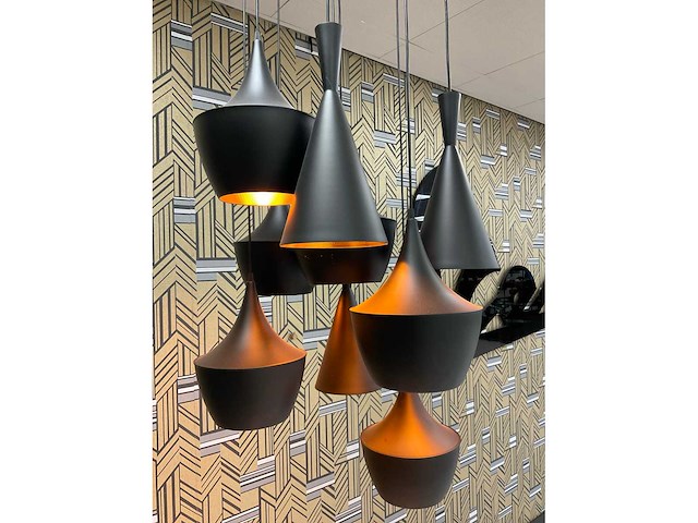 Beliani carson - 9-delige - aluminium design hanglamp - afbeelding 10 van  10