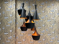 Beliani carson - 9-delige - aluminium design hanglamp - afbeelding 1 van  6