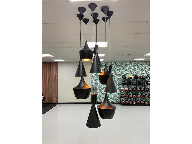 Beliani carson - 9-delige - aluminium design hanglamp - afbeelding 2 van  6