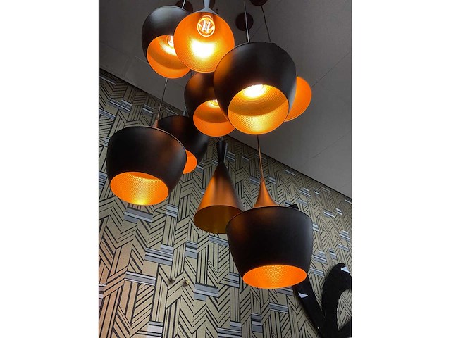 Beliani carson - 9-delige - aluminium design hanglamp - afbeelding 6 van  6