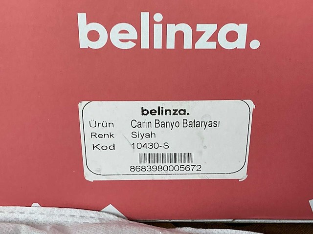 Belinza siyah badkraan - afbeelding 4 van  4