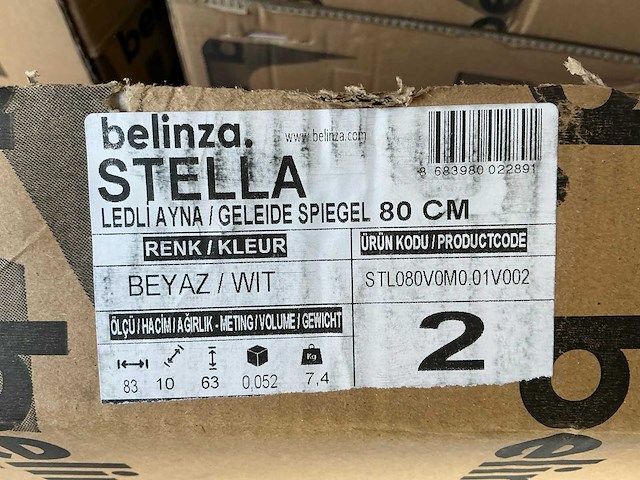 Belinza stella led spiegel 80cm - afbeelding 4 van  4