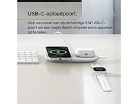 Belkin 2-in-1 magnetisch draadloos laadstation qi2 15w - afbeelding 4 van  6