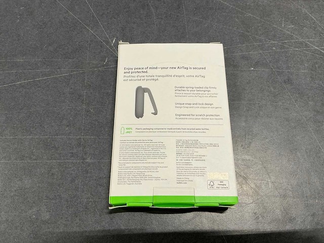 Belkin apple airtag-houder met clip (56x) - afbeelding 2 van  5