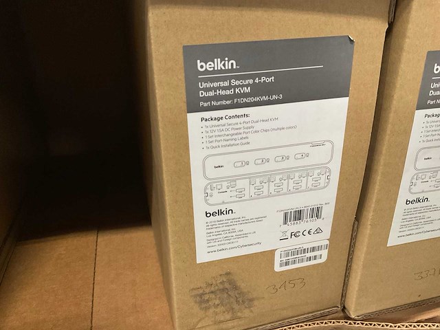 Belkin f1dn204kvm-un-3 switch box (68x) - afbeelding 2 van  4
