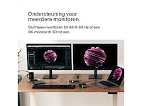 Belkin inc013vfsgy interface hub thunderbolt 4 40000 mbit/s zwart, grijs - afbeelding 2 van  4