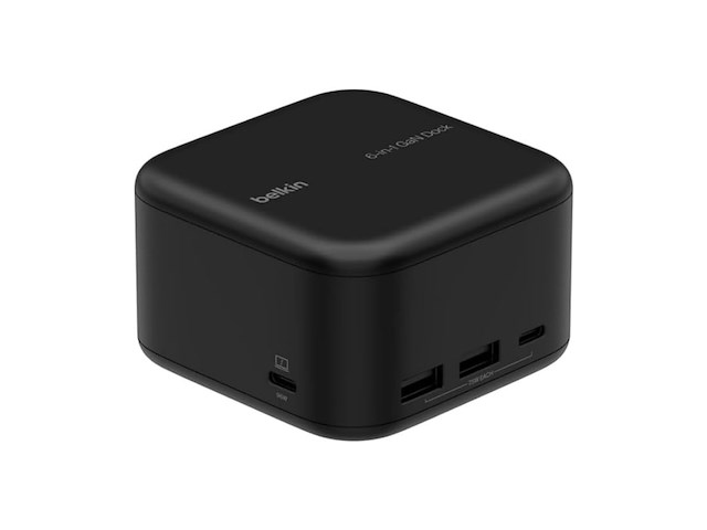 Belkin inc018vfbk usb-c 6-in-1 gan-dock 130w - afbeelding 1 van  6