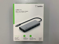 Belkin usb-c 6-in-1 multiport adapter - afbeelding 1 van  2