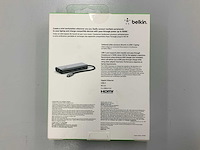 Belkin usb-c 6-in-1 multiport adapter - afbeelding 2 van  2
