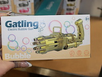 Bellenblaas gold model gun 10 stuks loc e043 - afbeelding 2 van  5