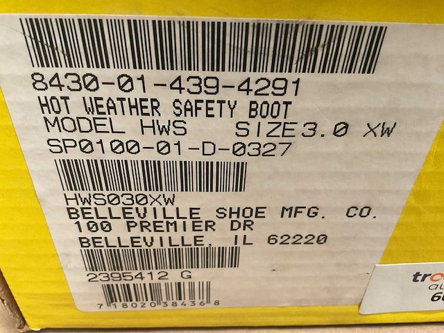 Belleville hot weather safety boot boot - afbeelding 3 van  4