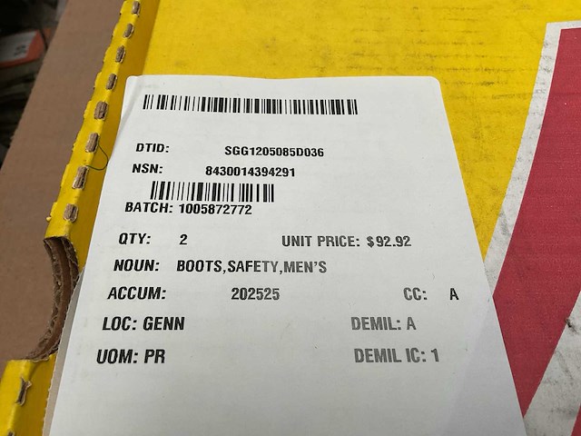 Belleville hot weather safety boot boot - afbeelding 2 van  4