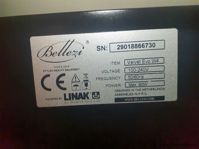 Bellezi velvet evo massage/welnessbank w4 - afbeelding 4 van  6