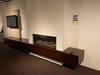 Bellfires horizon bell medium inbouw gashaard met kast- en tv wand - afbeelding 3 van  10