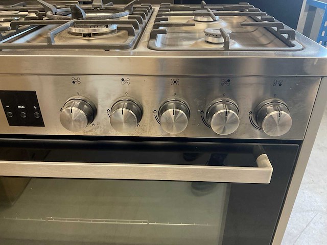 Belling sc900 dft inox vrijstaand gasfornuis - afbeelding 2 van  3
