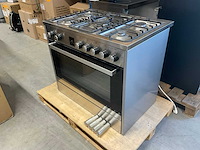 Belling sc900 dft inox vrijstaand gasfornuis - afbeelding 3 van  10