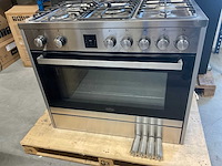Belling sc900 dft inox vrijstaand gasfornuis - afbeelding 4 van  10