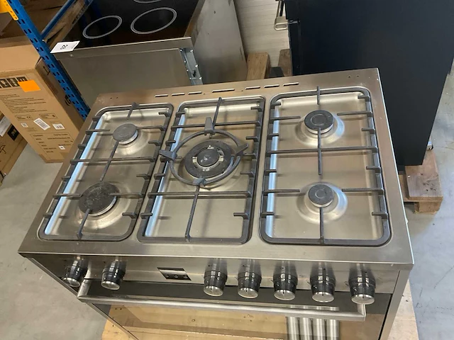 Belling sc900 dft inox vrijstaand gasfornuis - afbeelding 5 van  10
