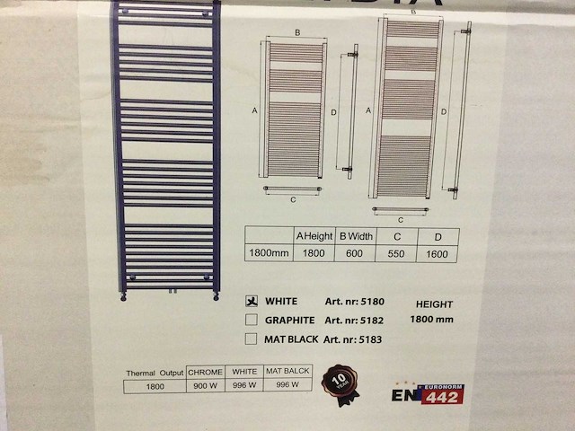 Belrad/lydia - radiator (2x) - afbeelding 1 van  3