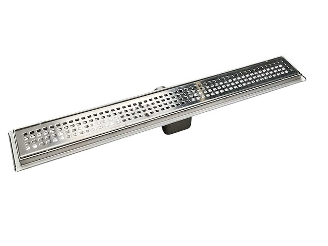 Ben b-drain douchegoot 80cm rvs inclusief rooster - afbeelding 1 van  7