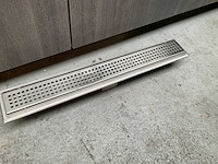 Ben b-drain douchegoot 80cm rvs inclusief rooster - afbeelding 2 van  7