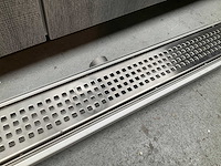 Ben b-drain douchegoot 80cm rvs inclusief rooster - afbeelding 3 van  7