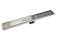 Ben b-drain douchegoot 80cm rvs inclusief rooster - afbeelding 1 van  5