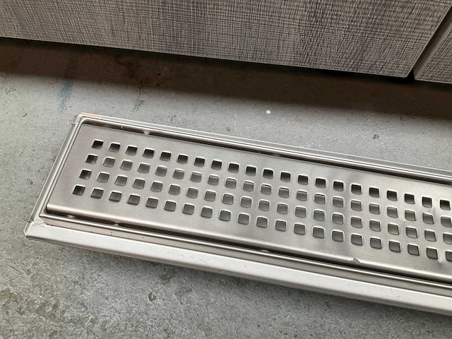 Ben b-drain douchegoot 80cm rvs inclusief rooster - afbeelding 4 van  7