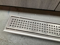 Ben b-drain douchegoot 80cm rvs inclusief rooster - afbeelding 4 van  7