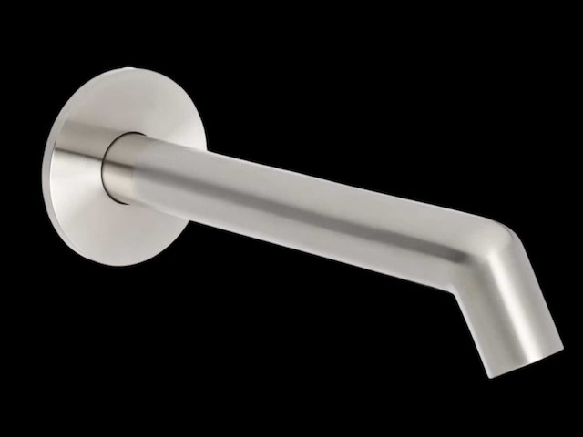 Ben engraved baduitloop brushed nickel 23cm - afbeelding 1 van  5